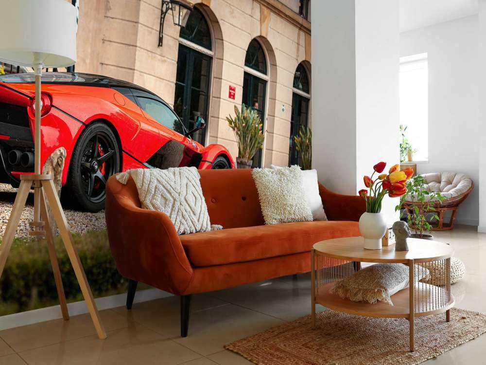 Ferrari laFerrari by luxury villa