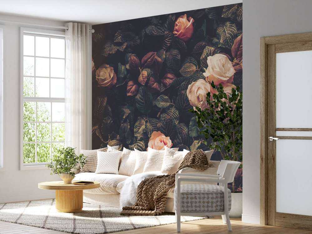 Vintage rose bush
