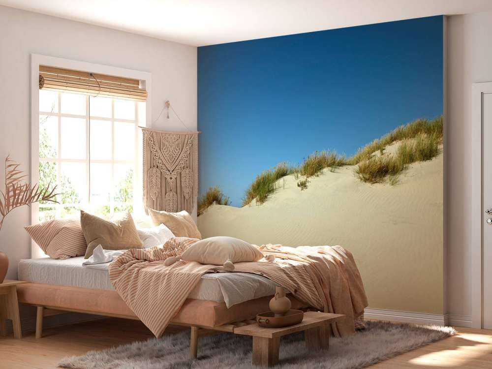 Duinen met blauwe lucht