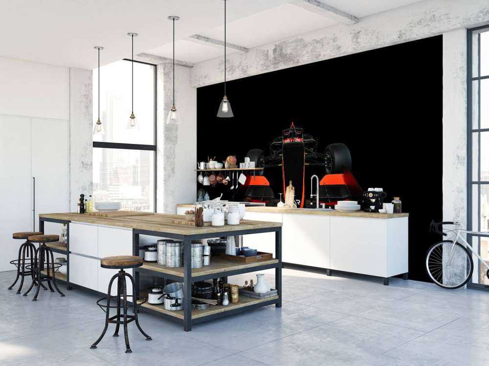 Formula 3 - Lower front view - dark