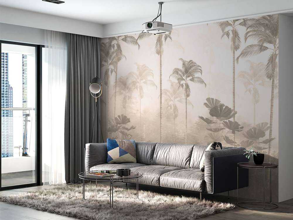 Sepia Tropical Stillness