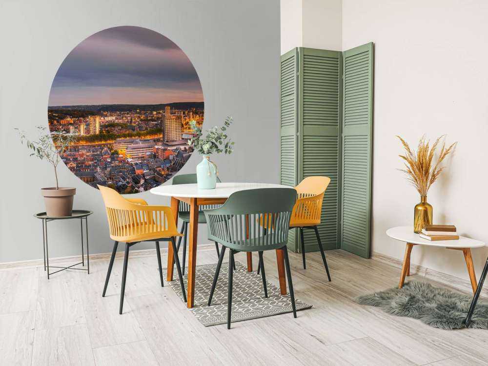 Luik panorama bij nacht