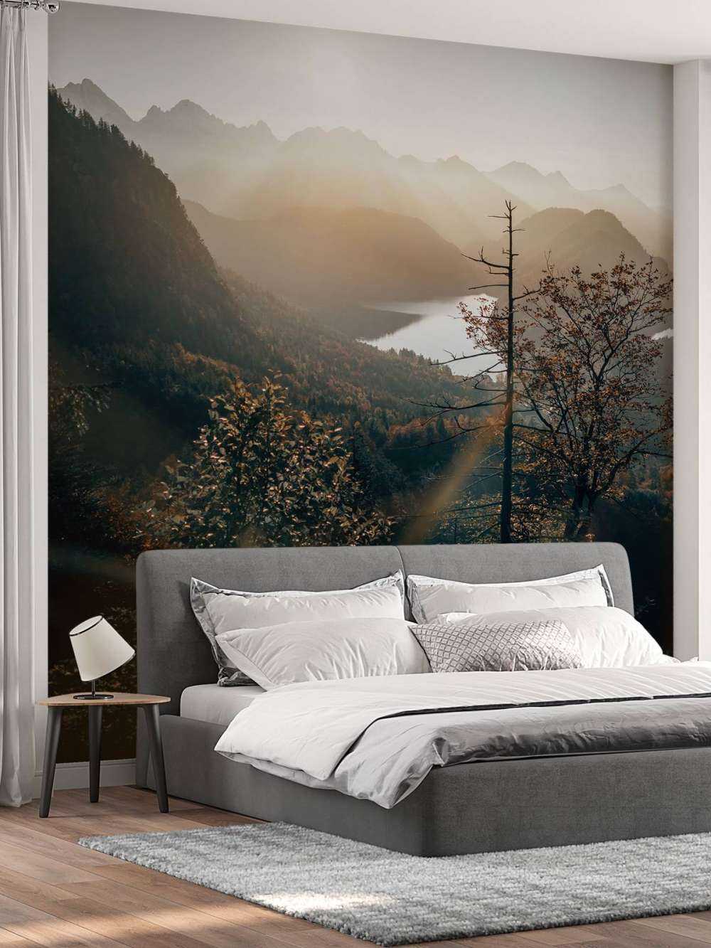 View over the Alps