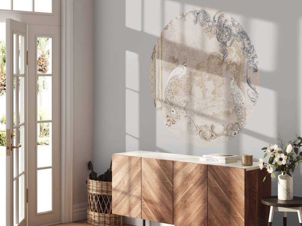 Baroque Peacock Splendor from a Modern Perspective