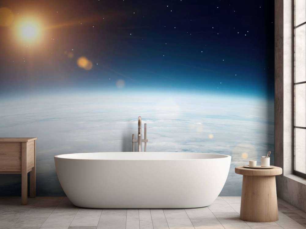 De aarde vanuit de ruimte