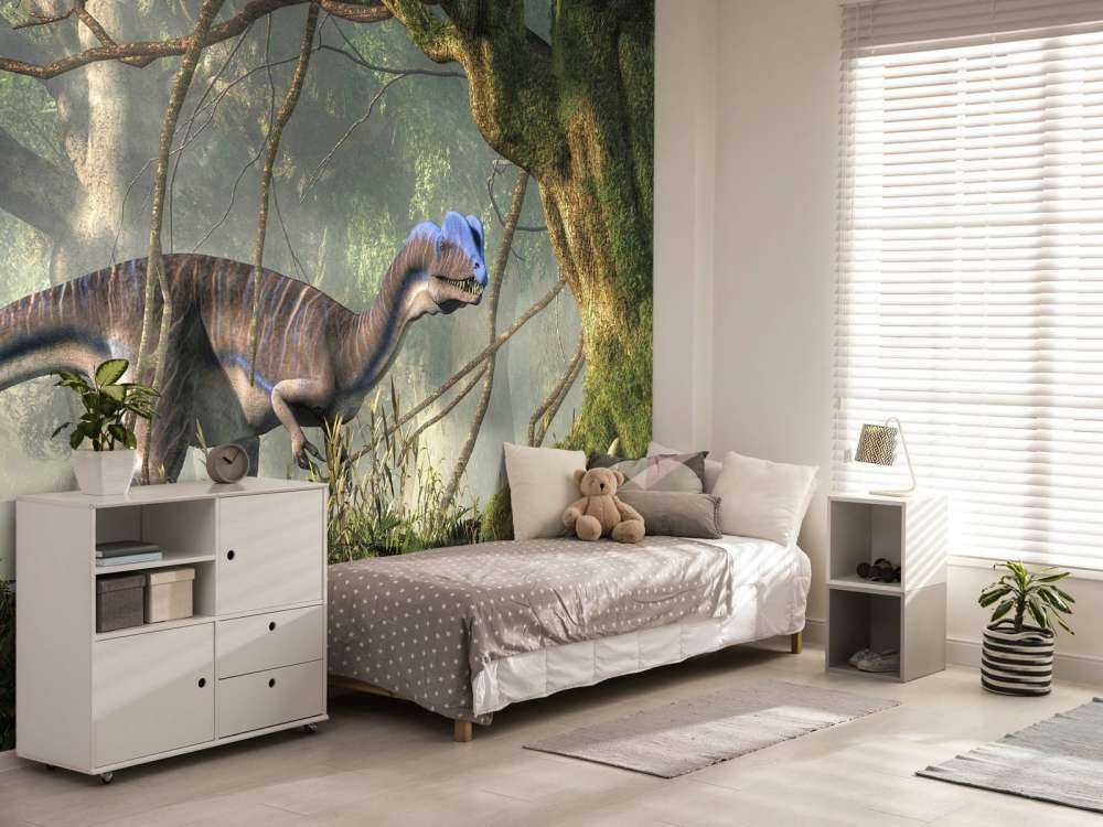 Dinosaurs in the forest