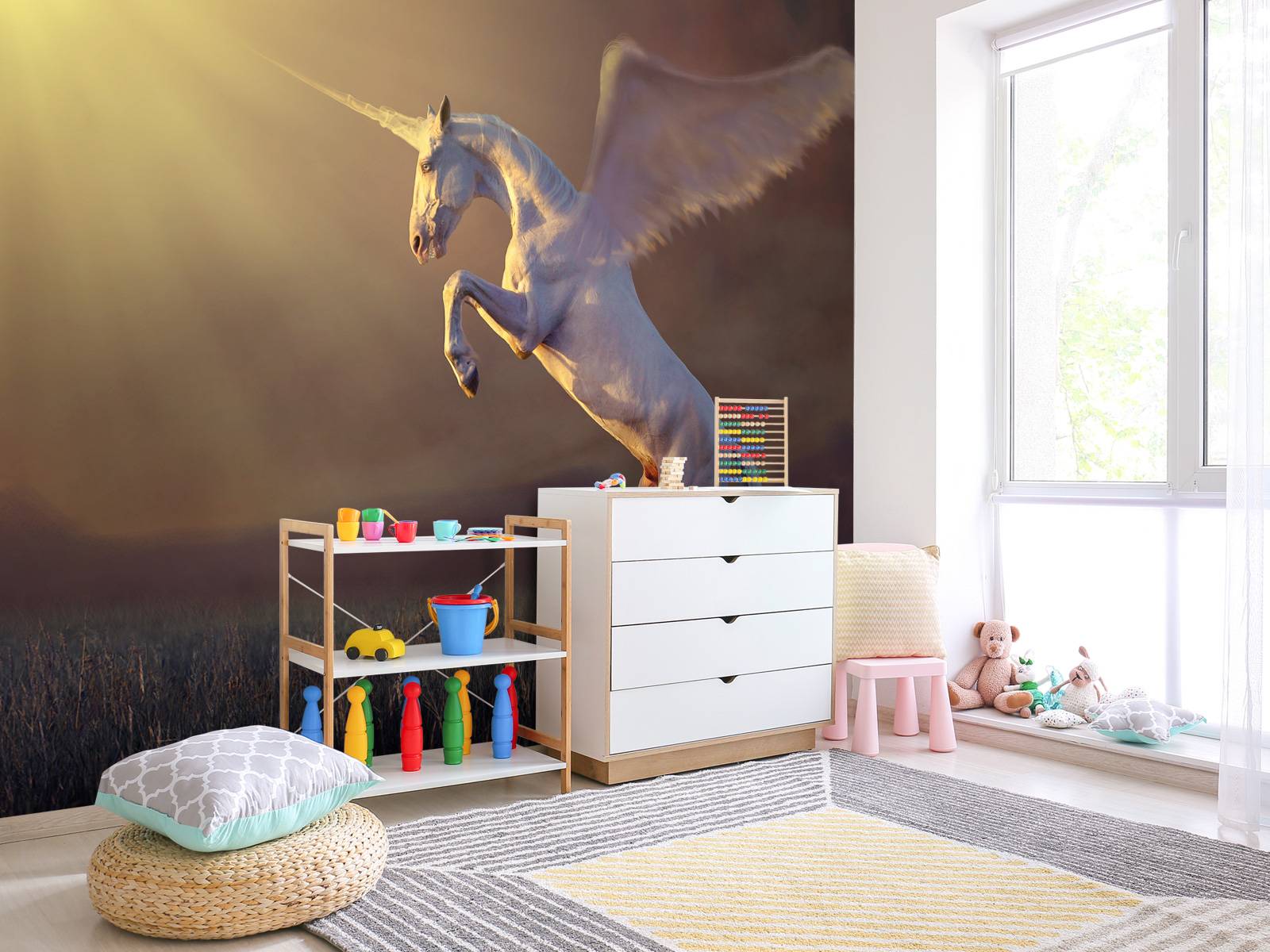 Unicorn with wings