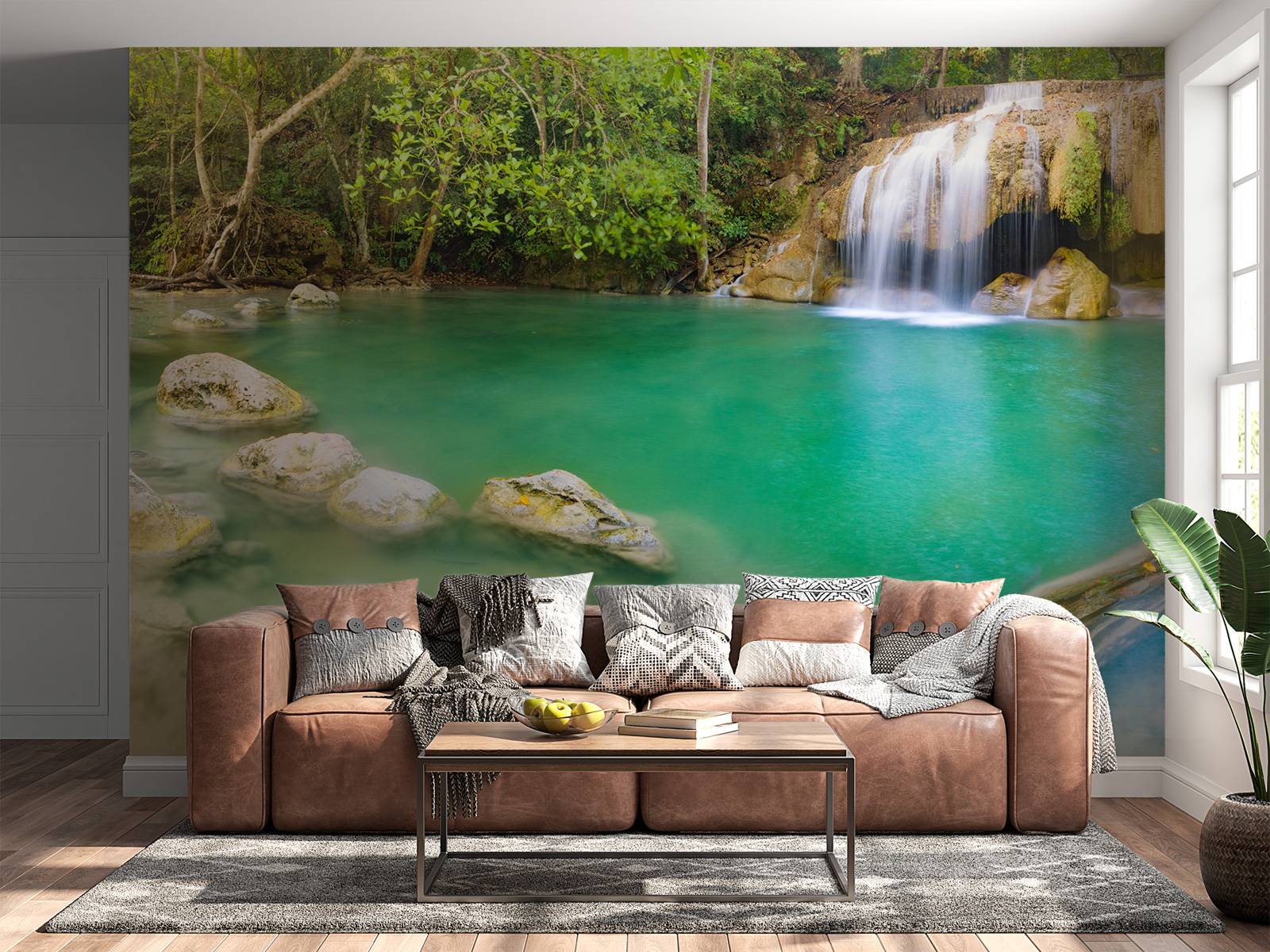 Beautiful waterfall in Thailand