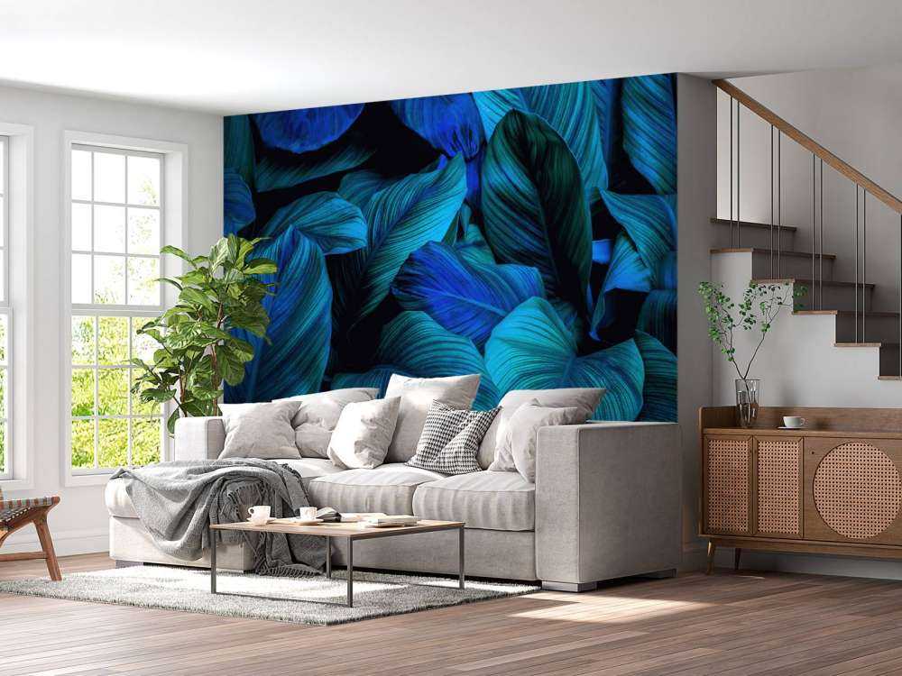 Blue leaves