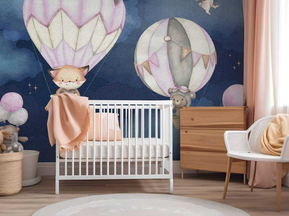 Flying animals pink