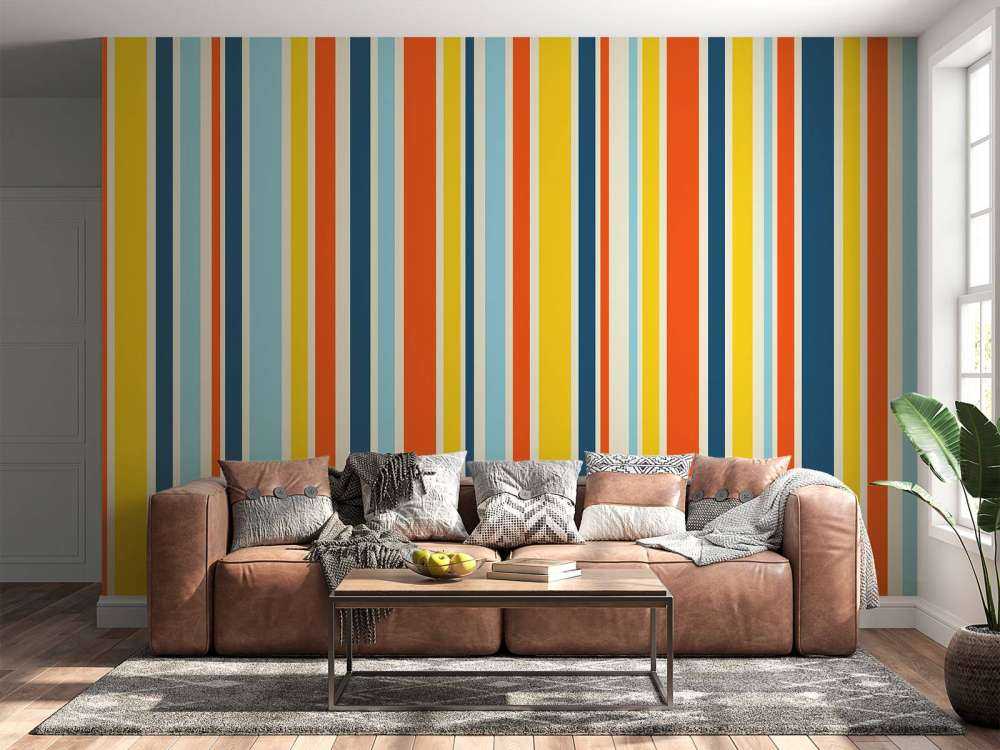 Colored stripes
