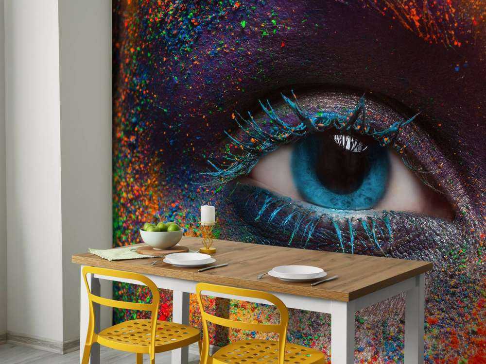 Colourful eye