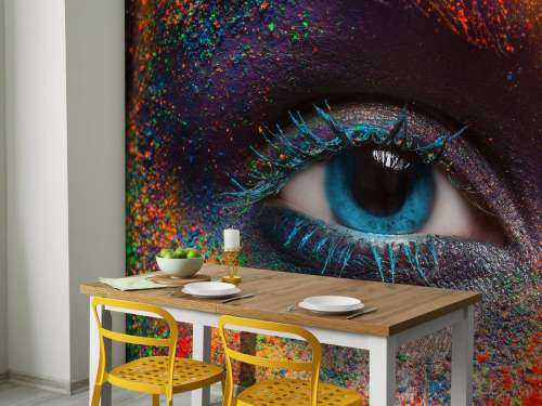 Colourful eye