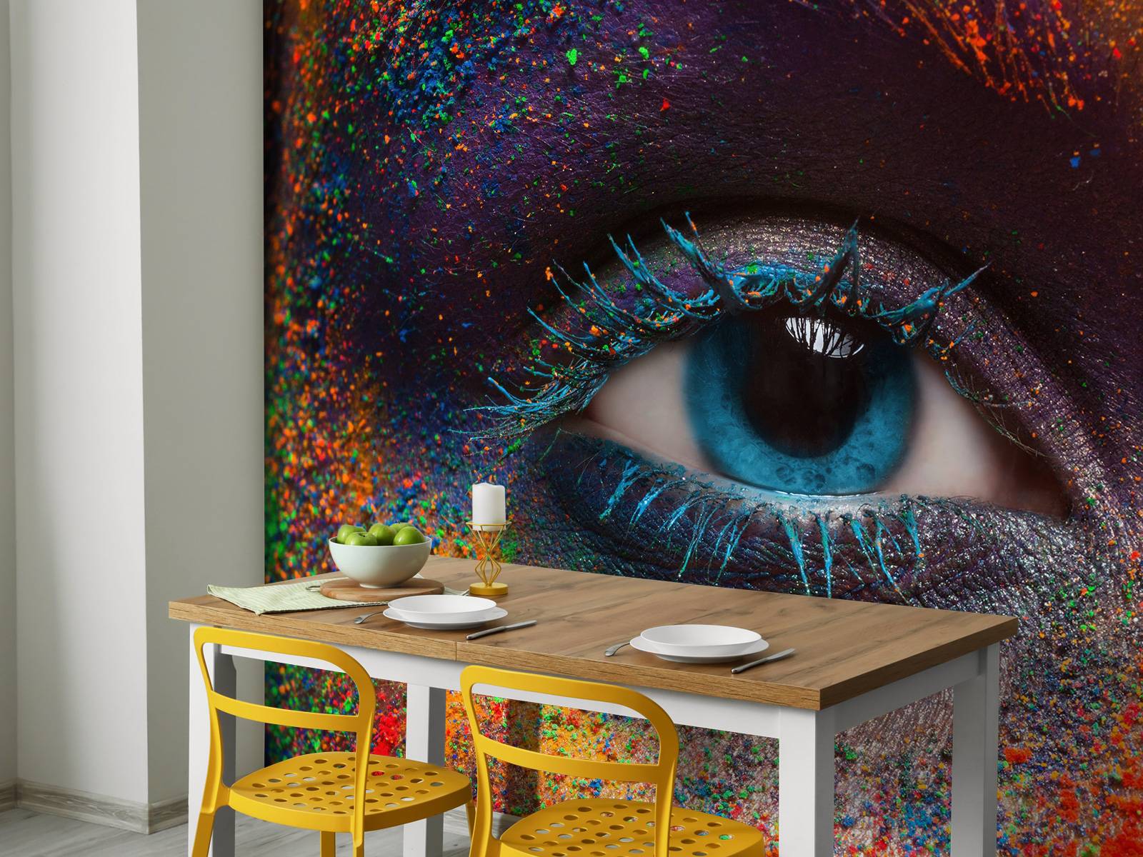 Colourful eye