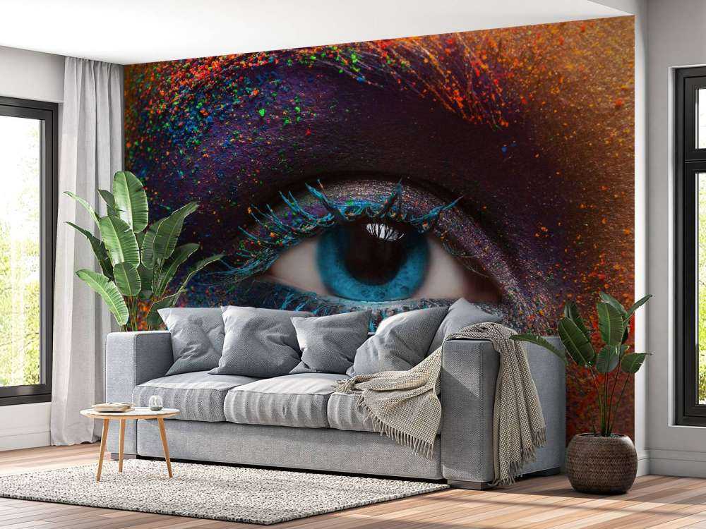 Colourful eye