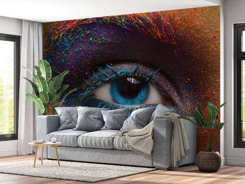 Colourful eye