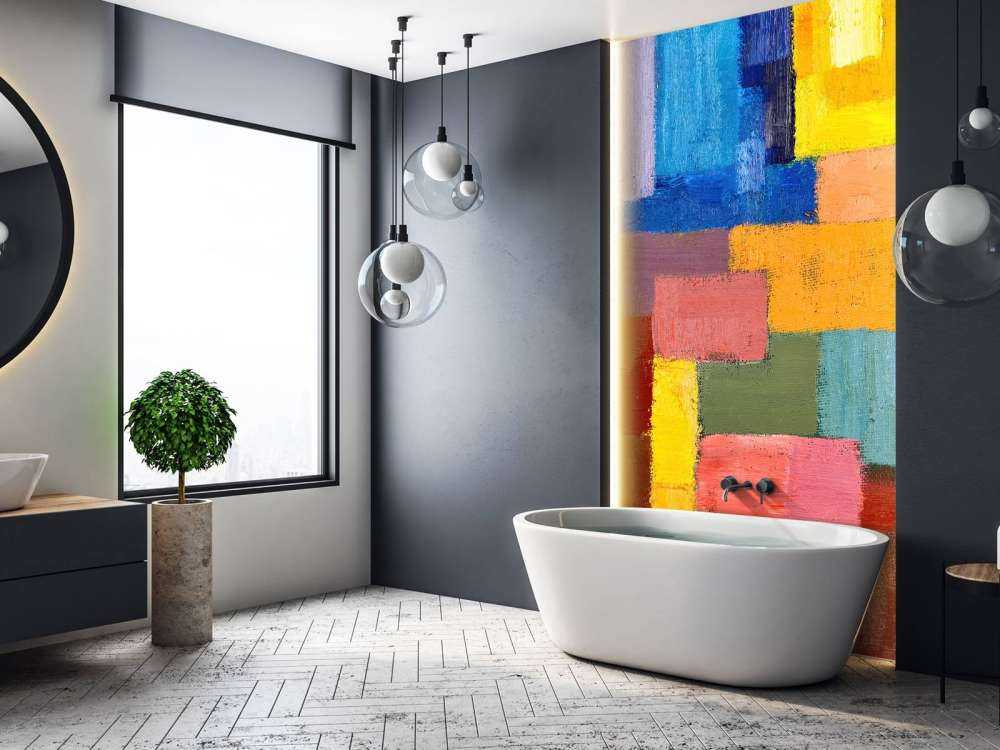 Colourful surface distribution