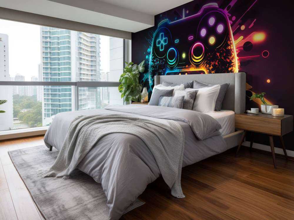 Neon Gaming Explosion