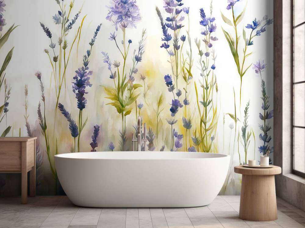 Lavender Glade Seamless Pastel