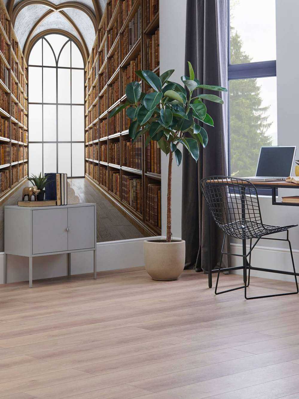 Medieval library hall