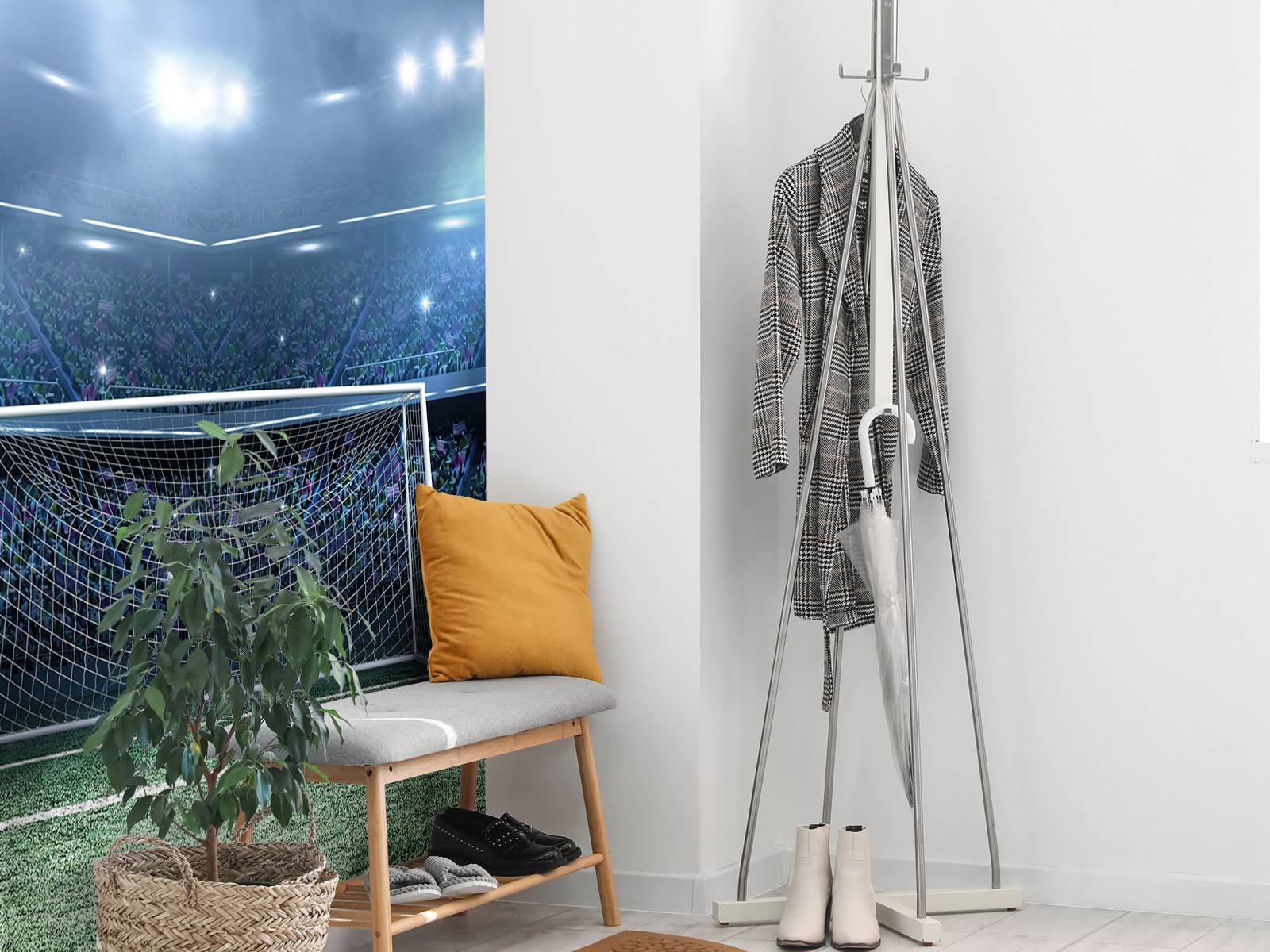 Stadium with goal