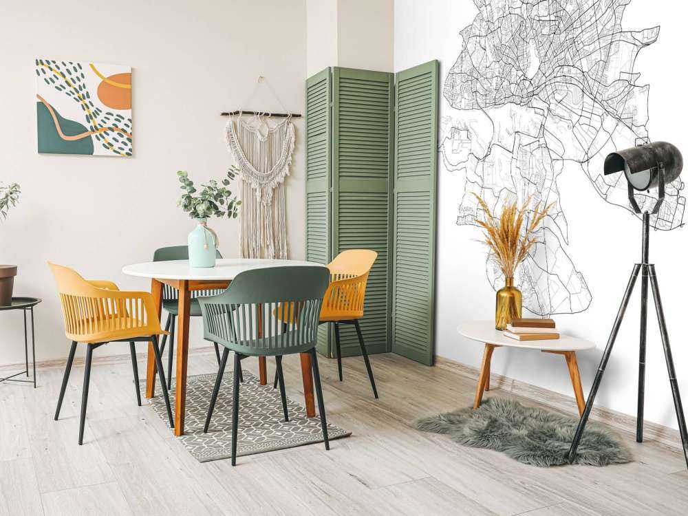 Map of Hamburg, white