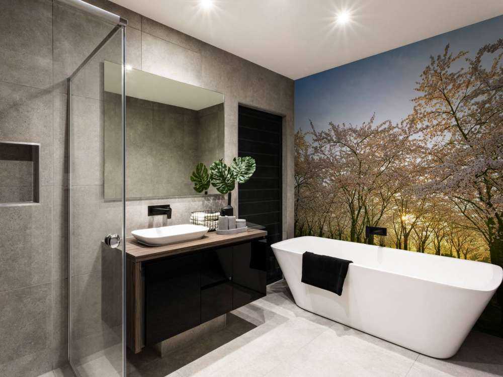 Flowering blossom trees