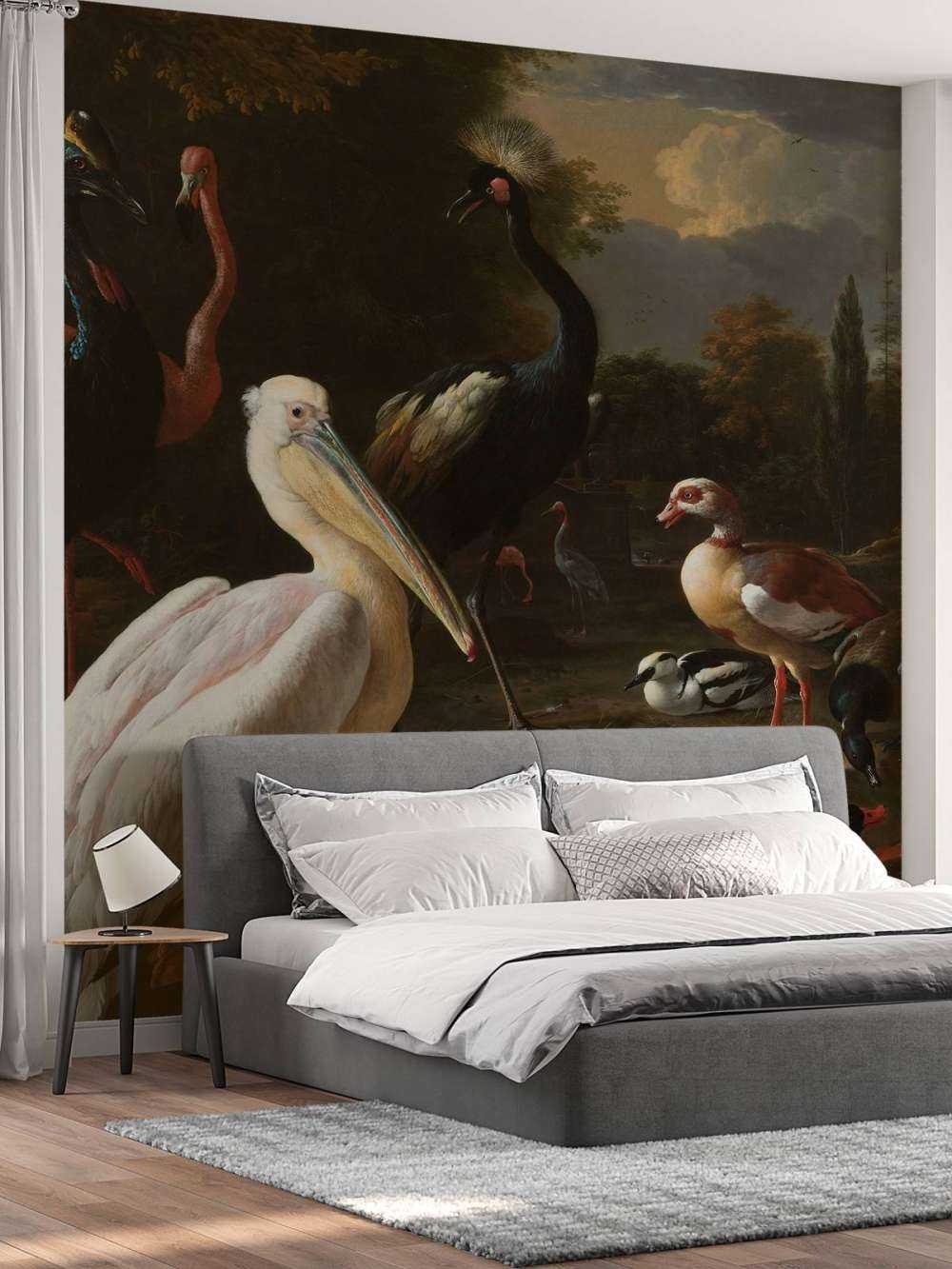 The floating feather