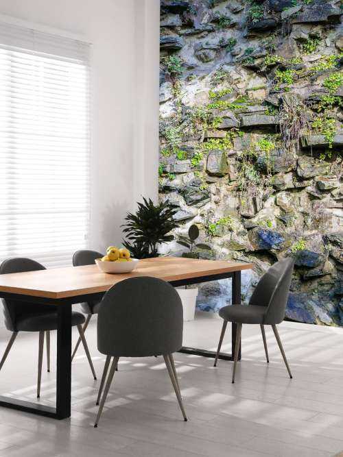 Overgrown wall