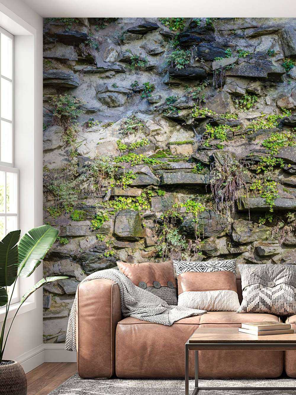 Overgrown wall