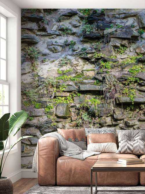 Overgrown wall