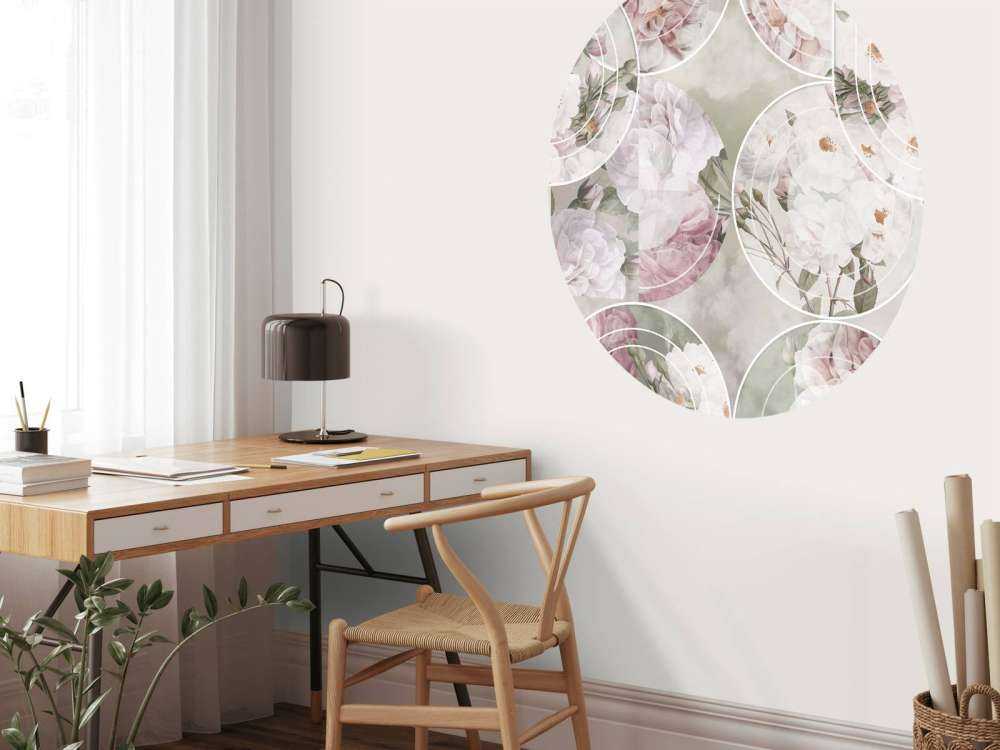 Timeless Floral Elegance - Blush Green