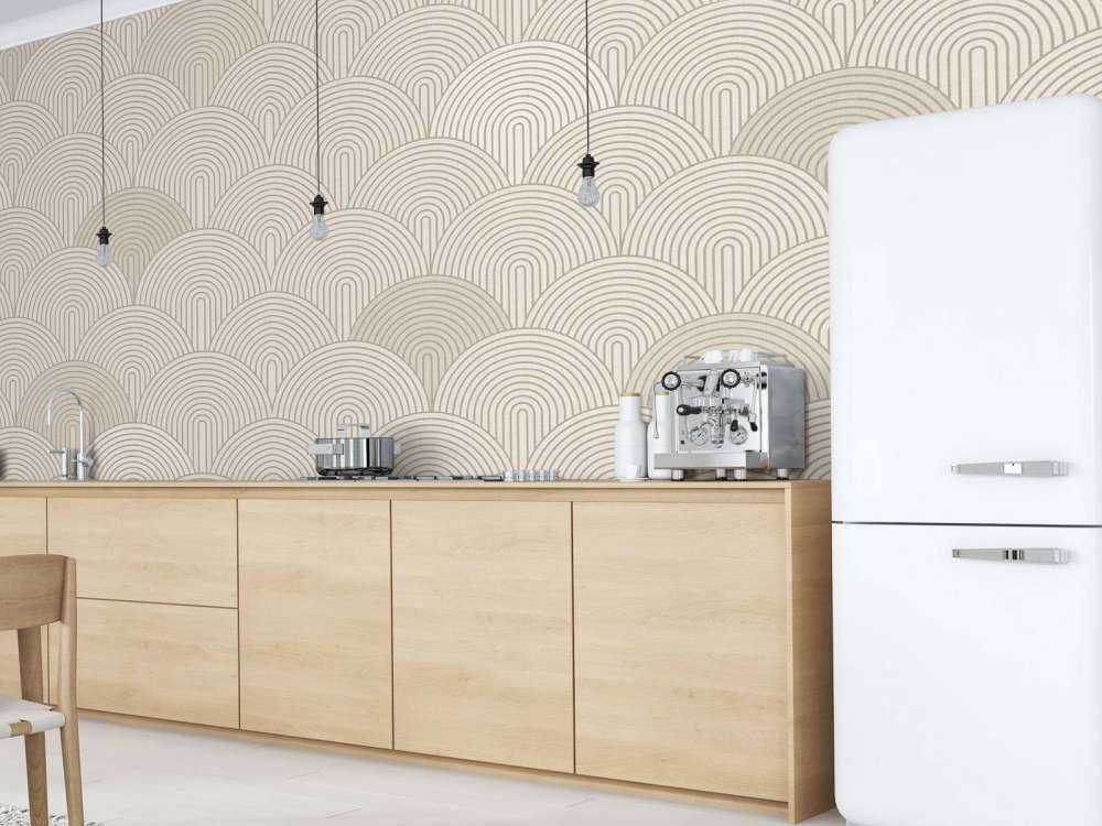 Boho Arches & Curves - sand