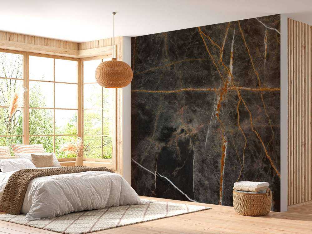 Dark marble with copper shades
