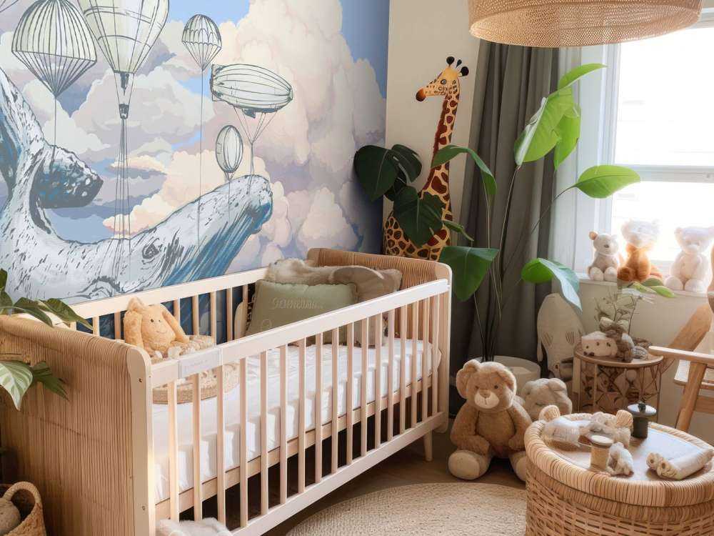 Whale and his hot-air balloons