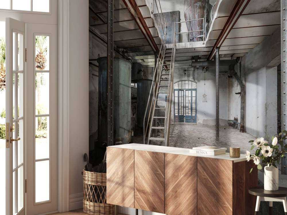 Abandoned old factory