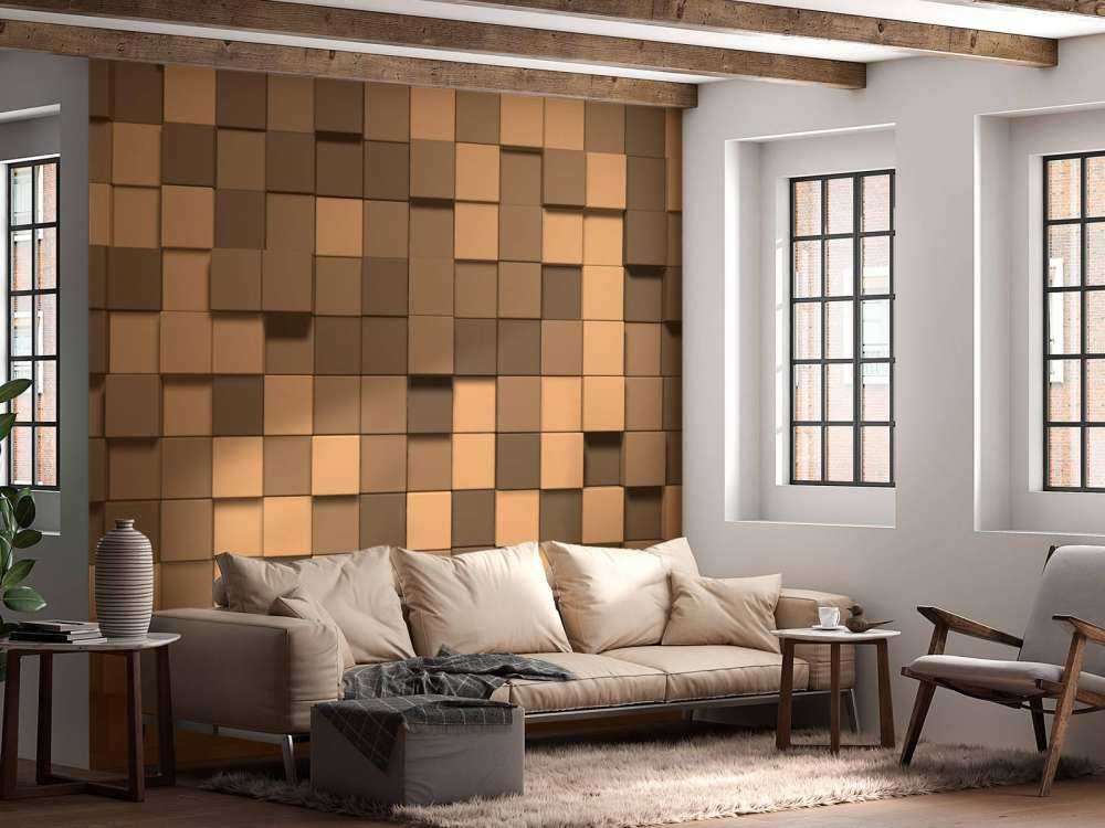 3D Minecraft blocks of earth