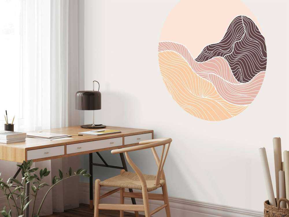 Lineart mountains