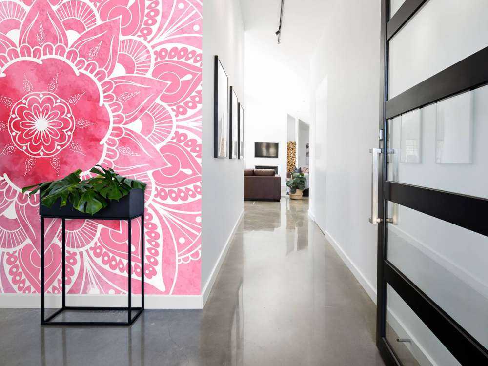 Mandala with flower pattern