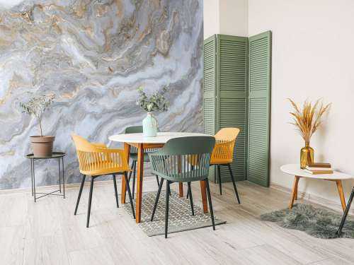 Colourful marble