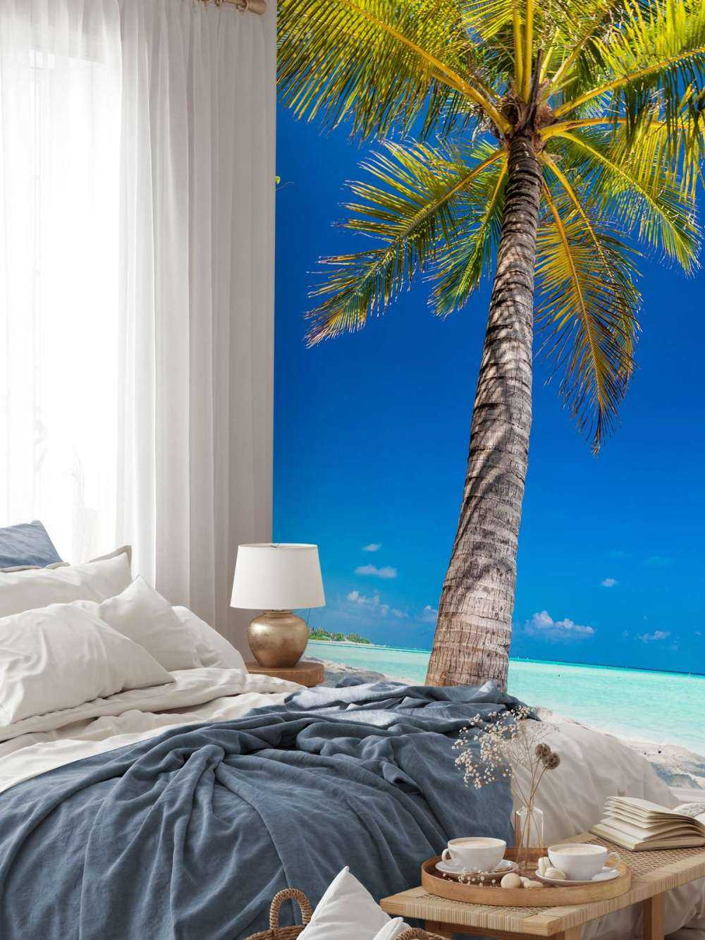Palm tree in the maldives