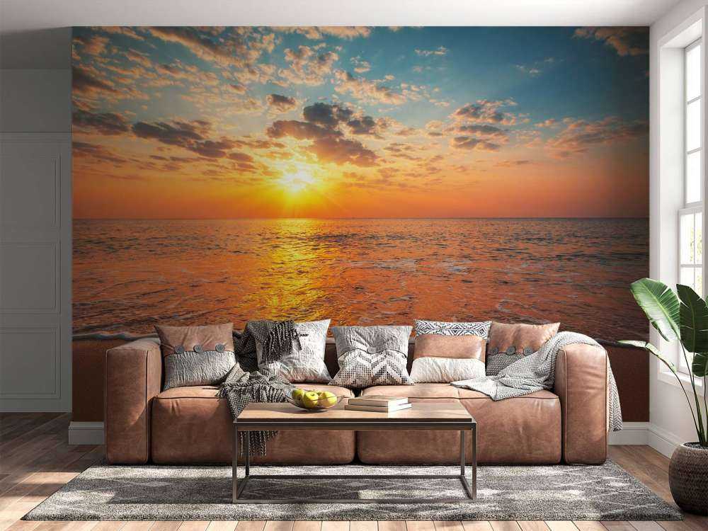 Sunrise over the sea