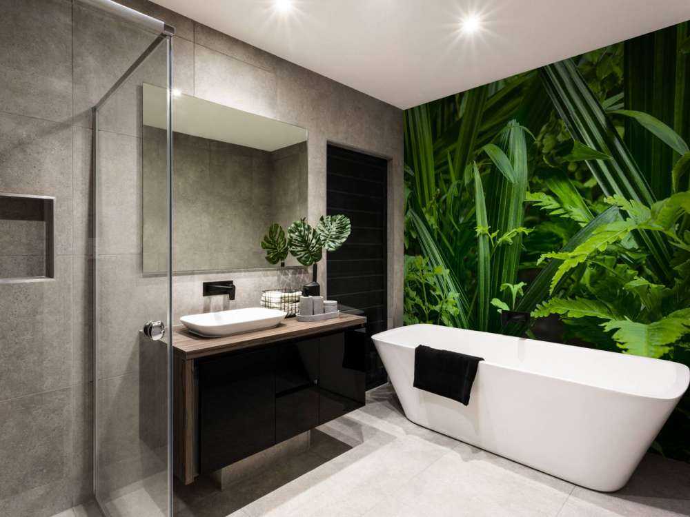 Panorama with plants