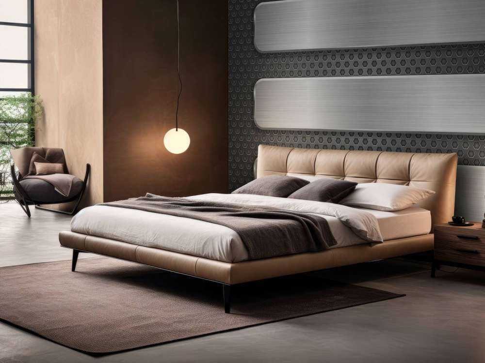 Metal background with plates