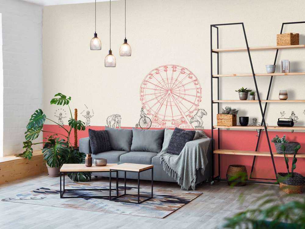 Circus people and animals