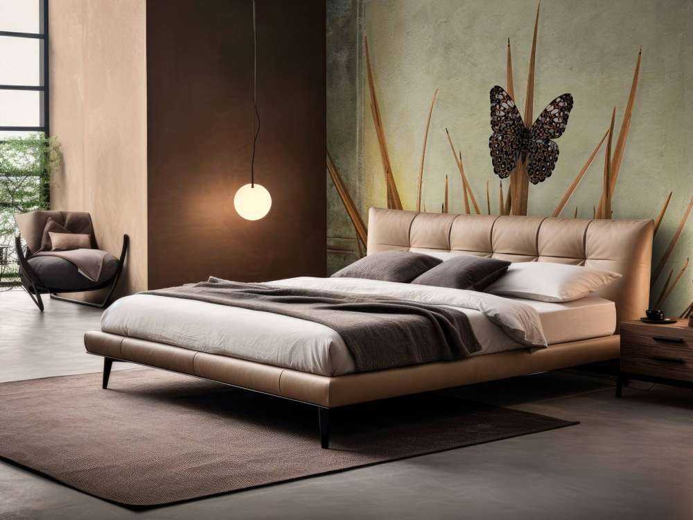 Butterfly near old wall