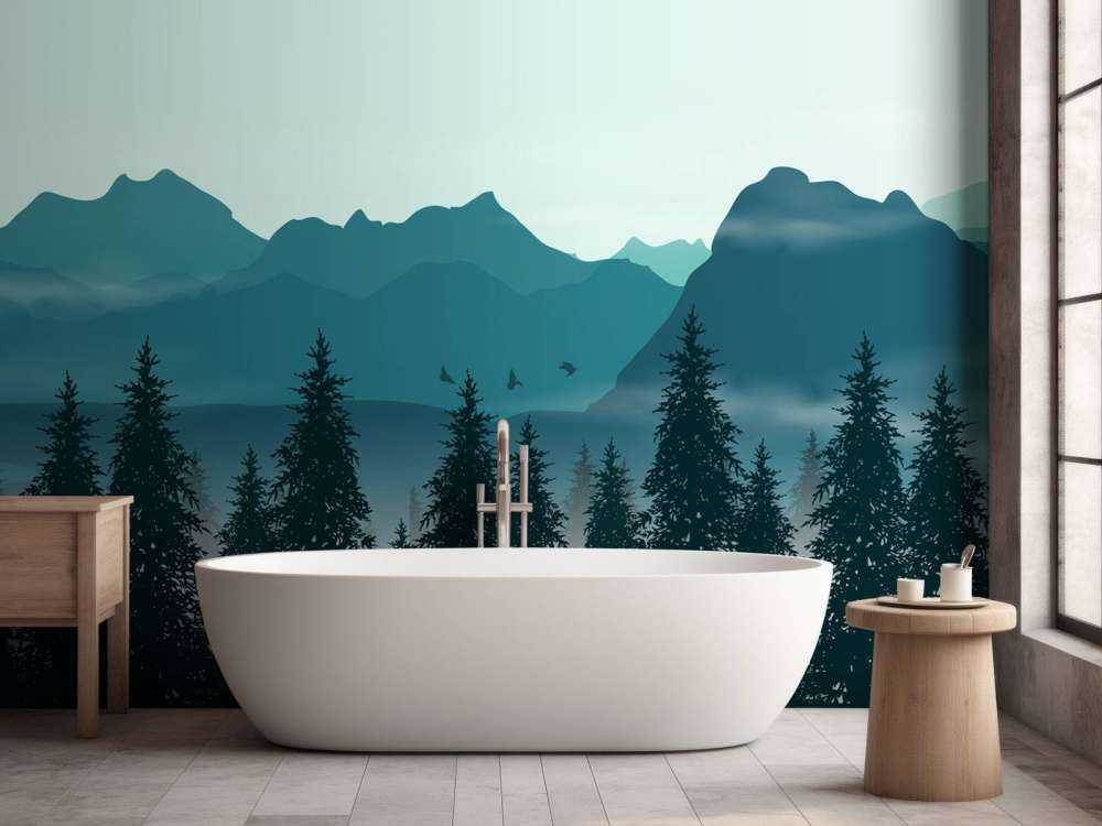 Illustration of forest