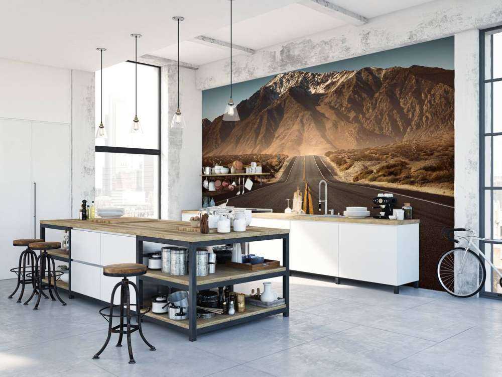 Way through the mountains