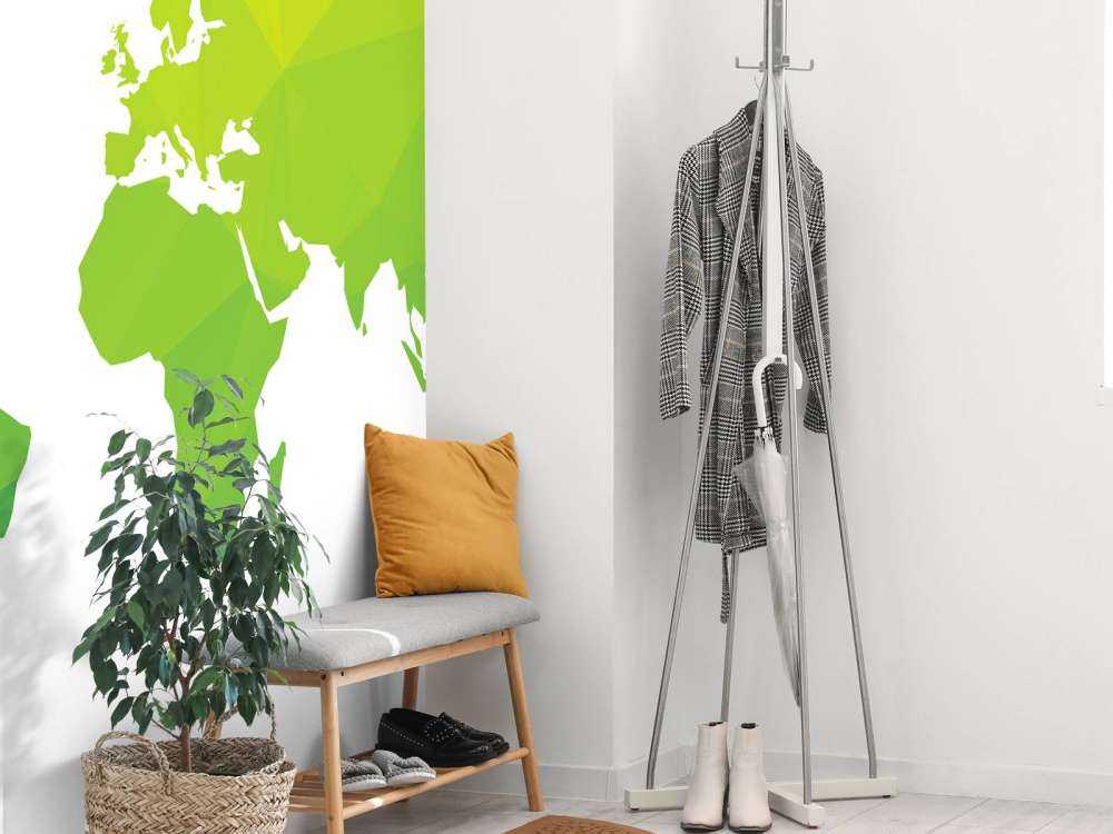 Green world map
