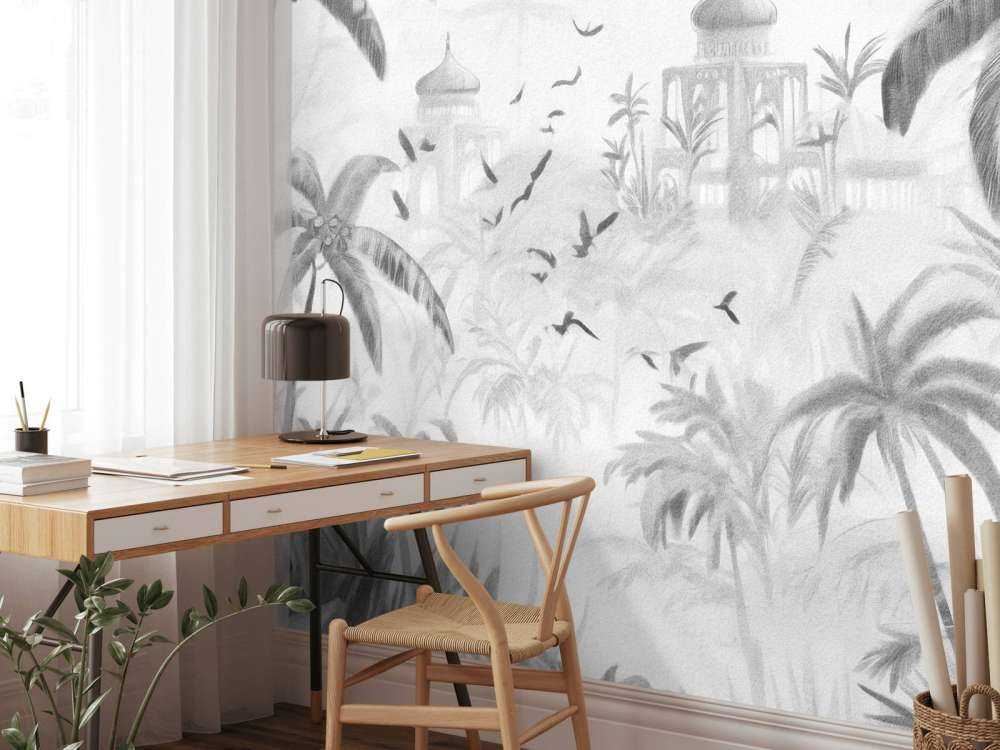 Oriental Garden at Dawn